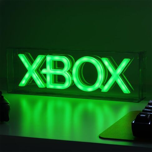 قاد Paladone Xbox الضوء النيون ، ومكتب ألعاب قابلة للتركيب قائم بذات in Kuwait