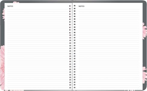 Brownline® 2025 Pink Essential Weekly Planner, Appointment Book, 12 Months, January to December, Twin-Wire Binding, 11" x 8.5", Pink Daisy (CB950G.05-25) in Saudi Arabia