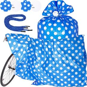 Sabary 2 Pcs 70 x 40 Inch Christmas Extra Large Gift Bag for Giant Gifts Jumbo Bike Gift Bags Plastic Big Gift Wrap Bag for Baby Shower Gifts Wrapping Supplies