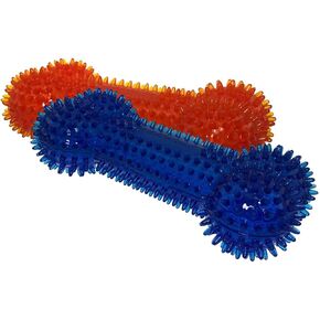 Petsport Gorilla spiky Bone كبيرة الجلب واسترداد لعبة الكلب TPR للكلاب المتوسطة والكبيرة الحجم