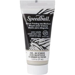 Speedball 3448 Non-Toxic Non-Flammable Ink Retarder, 1.25 oz. Tube, 1.4" Height, 1.4" Width, 4.3" Length