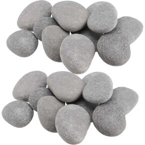 Sinjeun 16 PCS 3-4 بوصة صخور نهر كبيرة للطلاء ، والجملة 10 رطل الحجارة الحرفية للطلاء الصخور ، وصخور النهر الطبيعية ، والزخرفة ، والرسم الناعم الرسم الصخور ماندالا اللوحة ماندالا