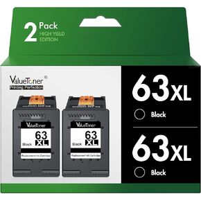 Valuetoner Remanufactured Ink Cartridges Replacement for HP 65XL 65 XL N9K04AN for Envy 5055 5052 5058 DeskJet 3755 2655 3720 3722 3723 3752 3758 2652 2624 Printer High Yield(Color, 2-Pack)