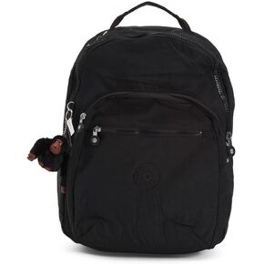 Kipling Women's Seoul 15" Laptop Backpack True black, 13.75'' L x 17.25'' H x 8''D