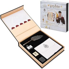 Harry Potter Quill and Ink Set - Feather Calligraphy Pen with Paper and Envelopes