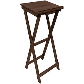 CatholicStore Portable Folding Lectern, Medium Walnut Stained Solid Maple, 43"