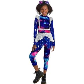 Amscan Galaxy Girl Costume Set - Large (12-14) - Multicolor Polyester, Perfect for Unique Space-Themed Look
