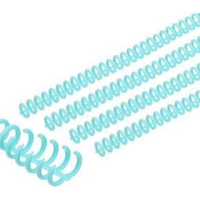 Patikil 12mm (1/2 ") لفائف ربط دوامة بلاستيكية ، 50 جهاز كمبيوتر الشخصي المربى اللولبي 85 سعة الصلاحية 3: 1 ملزمة الملعب لألواح الورق الملزمة ، متعددة الألوان