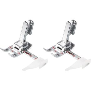 HARFINGTON High Shank Adjustable Guide Sewing Machine Foot Zinc Alloy Presser Foot for Most Universal Sewing Machine