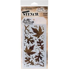 Stampers Anonymous THS071 Tim Holtz Layered Stencil, Multi-Colour, 4.125 x 8.5-Inch in Kuwait