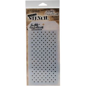 Stampers مجهول Ths071 Tim Holtz طبقة الاستنسل ، متعدد الألوان ، 4.125 × 8.5 بوصة