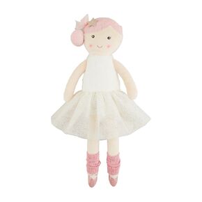 Mud Pie Ballerina Doll, Pink, 16"