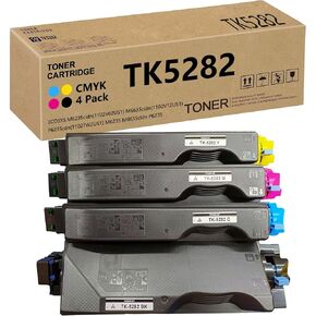 TK5282 TK-5282 Toner Cartridge Compatible for Kyocera TK-5282K TK-5282C TK-5282M TK-5282Y for Kyocera Ecosys M6235 M6635cidn P6235 M6235cidn(1102V02US1) M6635cidn(1102V12US1) P6235cdn(1102TW2US1)