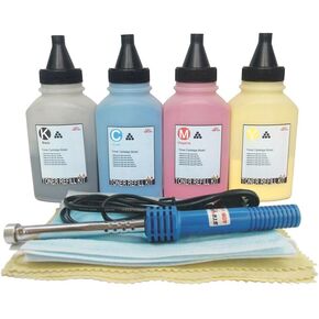 Toner Refill Kit Compatible for HP 414A W2020A W2021A W2022A W2023A 414X HP Pro MFP M479fdw M479fdn M454dn M454dw 4-Pack (with Tools)