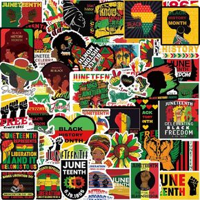 150 Pcs Black History Month Stickers – Waterproof Vinyl Decals for Water Bottles, Laptops, Phones, African American Gifts, Party Decorations