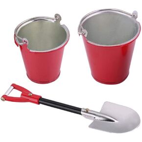 RC Shovel, RC Crawler Metal Shovel Bucket Accessory Model Decor Compatible with SCX10 D90