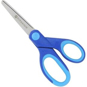 Westcott School Titanium Bonded Kids Scissors, 5-Inch, Blunt, Colors Vary (13736)