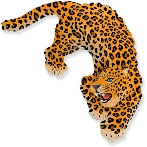 42" Savage Leopard Cheetah Spots Birthday Party Mylar Foil Balloon …