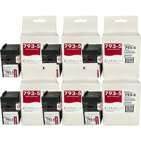 IDEALSEAL (6) PB Compatible 793-5 Red Ink Cartridge for P700, DM100i, DM125i, DM150i, DM175i, DM200L, DM225 Postage Meters