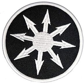 Cute-Patch Chaos Magic Symbol Occultism Esoteric Sigil Witch Embroidered Iron on sew on Patch