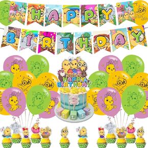 Canticos Party Supplies,Canticos Party Decorations Includes Banner, Cake Toppers, Balloon for Canticos Party Decorations