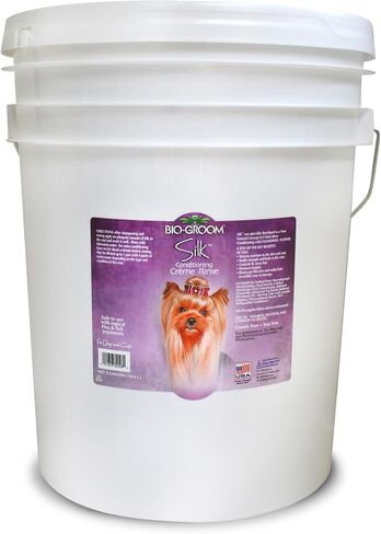 Bio-Groom Silk Creme Rinse Dog Conditioner - Conditioner for Dogs, Puppy Conditioner, Dog Conditioner Detangler, Dog Hair Conditioner - 12 Fl Oz 1-Pack in Saudi Arabia