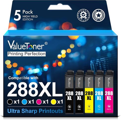 Valuetoner Remanufactured Ink Cartridges Replacement for HP 65XL 65 XL N9K04AN for Envy 5055 5052 5058 DeskJet 3755 2655 3720 3722 3723 3752 3758 2652 2624 Printer High Yield(Color, 2-Pack) in Saudi Arabia