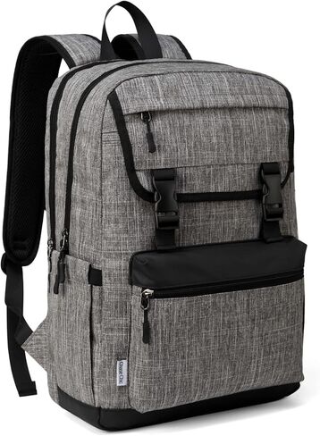 Laptop Backpack Mens, ChaseChic Large Anti Theft Travel Backpack, Waterproof Caual Rucksack Bag fit 15.6" Laptop (Gray) in Saudi Arabia