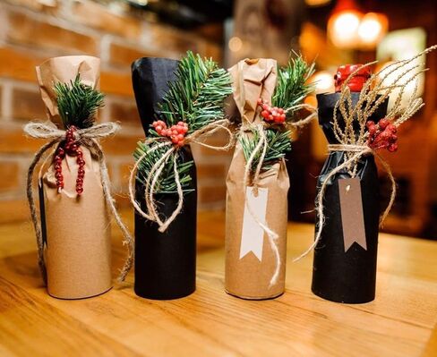 علامات هدايا DIYASY Kraft مع سلسلة ، 150 جهاز كمبيوتر شخصي بني أبيض وسوداء علامات 7x2cm حرفة تعليق علامات هدايا علامات مرجعية مع 64 قدم القطن و jutetwine لصالح الحفلات الحفلات in Kuwait