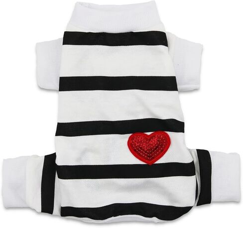 Dog Pajamas Small Cat PJs for Small Dogs Soft Material Stretchable Puppy Jersey Pajama Medium Size Pet Jumpsuit in Kuwait