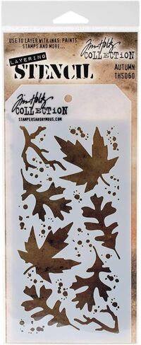 Stampers Anonymous THS071 Tim Holtz Layered Stencil, Multi-Colour, 4.125 x 8.5-Inch in Kuwait