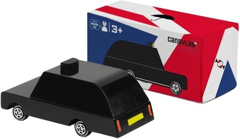 CandyCar® Wooden Diecast Collection - سيارة أجرة لندن ، سيارة خشب الزان الممتازة مصنوعة يدويًا in Saudi Arabia