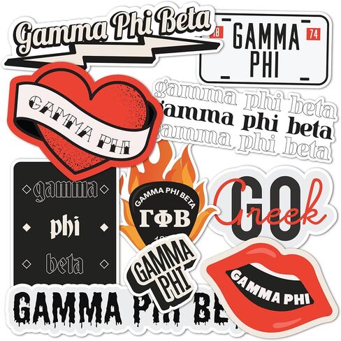 Desert Cactus Gamma Phi Beta Sticker Decal Laptop Water Bottle Car (Rock & Roll Sheet) in Saudi Arabia