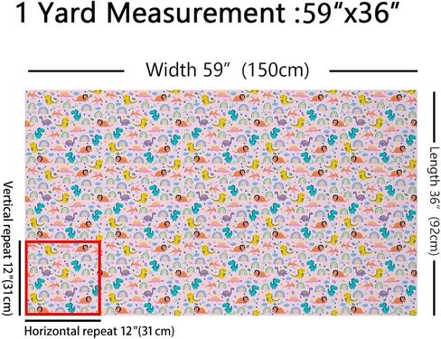 Feelyou Dinosaur Fabric by The Yard 5 Yard Kids 3D Digital Print Upholstery Fabric for Chairs for Boys Girls Teens Jungle Dino Waterproof Outdoor Fabric Rainbow Reupholstery Fabric Decor Room Decor in Saudi Arabia