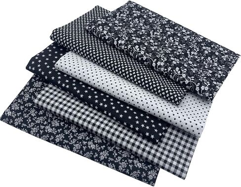 aufodara 6 Pieces 19.6" x 31.4" (50cm x 80cm) Cotton Fabric Precut Rectangle Cotton Craft Fabric Bundle Patchwork for DIY Sewing Scrapbooking Crafting Artcraft (Green) in Saudi Arabia