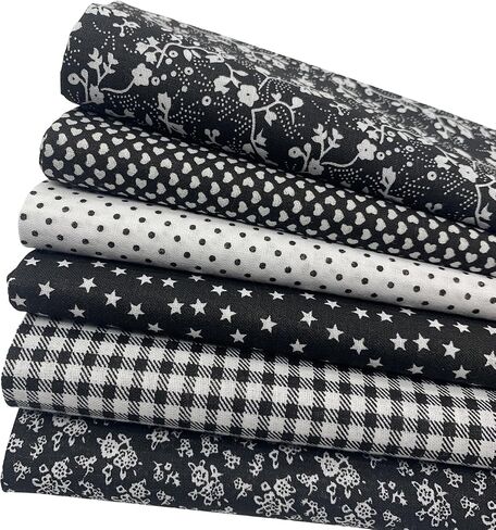 aufodara 6 Pieces 19.6" x 31.4" (50cm x 80cm) Cotton Fabric Precut Rectangle Cotton Craft Fabric Bundle Patchwork for DIY Sewing Scrapbooking Crafting Artcraft (Green) in Saudi Arabia