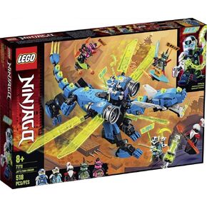 LEGO NINJAGO Jay’s Cyber Dragon 71711 Ninja Action Toy Building Kit (518 Pieces)