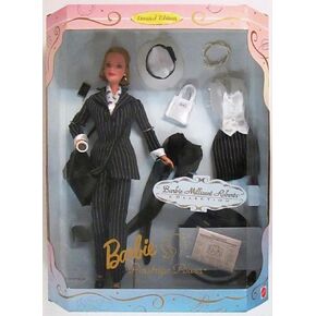 Barbie Millicent Roberts Pinstripe Power Doll & Extra Fashion Limited Edition (1997)