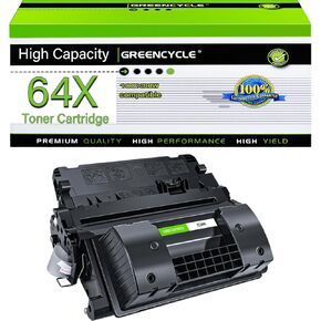 greencycle 64X Compatible High Yield Black Toner Cartridge Replacement for HP 64X CC364X for Laserjet P4015dn P4015n P4015tn P4015x P4515n P4515tn P4515 Printer Ink Cartridge (1Pack)