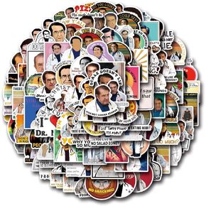 Funny Dr Now Stickers Decals[105Pack], Funny Dr Now, Weight Loss, Memes Vinyl Stickers Decals for Laptop Water Bottle Bumper Luggage Computer Skateboard. Gift for Adults Kids Girls Teens