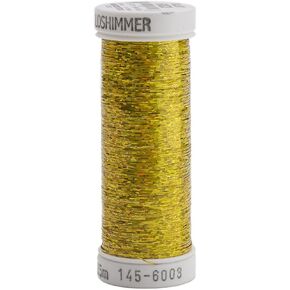 Sulky Sliver Metallic Thread for Sewing, 250 yd, Light Gold
