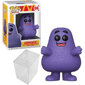 Funko Pop! Ad Icons: McDonalds - Grimace Bundle with 1 PopShield Pop Box Protector