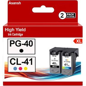 PG-40 CL-41 PG40 CL41 Ink Cartridge Use for for PIXMA IP1600 IP1800 IP2600 MP140 MP150 151 MP160 MP170 MP180 MP190 MP210 MP450 MP460 MP470 Fax JX200 JX210P Printers
