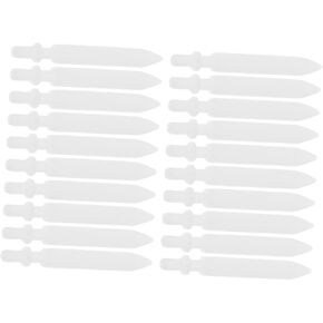 Acrylic Paint Marker Nibs - 20pcs 07mm Fine Tip Replacement Points for Sketch - Drawing & Oil Markers - Refillable Brush Pens Nibs - Art Supplies for Permanent Marker Pen - White