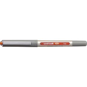 Uni-Ball eye fine UB-157 Rollerball Pens ORANGE ink colour [pack of 12 pens]