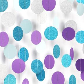 Light-Pink White Girls-Birthday Party-Decoration Garland - 52ft Baby Bridal Shower Blush Streamers Backdrop,Graduation 18th 30th 21st Adults Bachelorette Pool Supplies Banner Decor Lasting Surprise