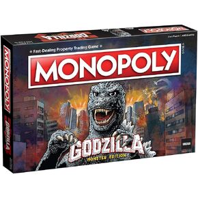 Monopoly: Godzilla | Based on Classic Monster Movie Franchise Godzilla | Collectible Monopoly Game Featuring Familiar Locations and Iconic Kaiju Monsters