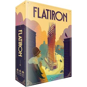 Flatiron Board Game - Build The Iconic New York Skyscraper! Architectural Strategy Game, Fun Family Game for Kids & Adults, Ages 12+, 1-2 Players, 45 Minute Playtime, Made by Ludonova