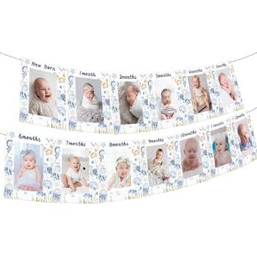 Sursurprise Under the Sea Baby Shower Decorations, Ocean Animals Welcome Baby Banner, Sea Creatures Party Supplies