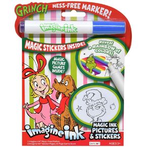 Grinch Imagine Ink Magic Ink Pictures & Stickers Activity Book